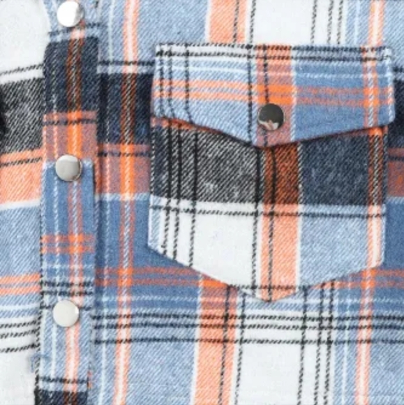 FINAL PRICE New plaid ruffle shacket - Picture 9 of 16